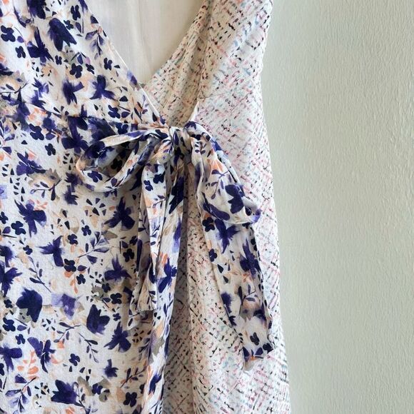 L Space Maria Techno Garden Floral Tie Romper Swim Cover Up Women’s Medium - Picture 3 of 12